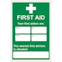 Your First Aiders Are - Your Nearest First Aid Box