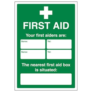 First Aid Your First Aiders Are - A4