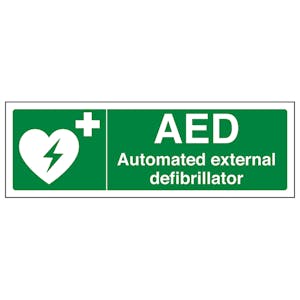 AED Automated External Defibrillator - Landscape