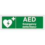 AED Emergency Defibrillator - Landscape