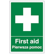 English/Polish - First Aid