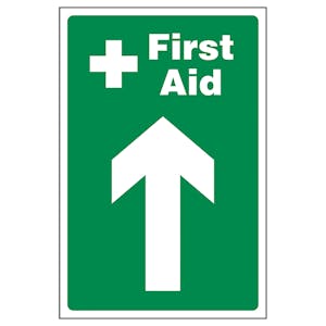 Directional First Aid Signs