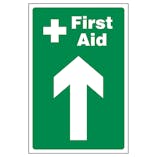 Directional First Aid Signs