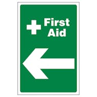 First Aid Arrow Left