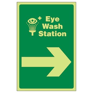 GITD Eye Wash Station Arrow Right