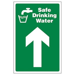 Safe Drinking Water Arrow Up