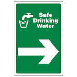 Safe Drinking Water Arrow Right