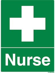 Nurse First Aid Sign