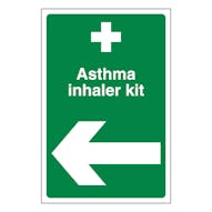 Asthma Inhaler Kit - Arrow Left