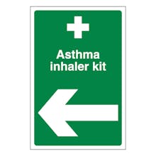 Asthma Inhaler Kit - Arrow Left
