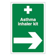 Asthma Inhaler Kit - Arrow Right