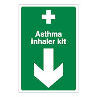 Asthma Inhaler Kit - Arrow Down