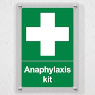 Anaphylaxis kit - Portrait - Acrylic Sign