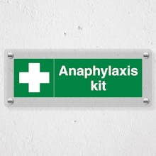 Anaphylaxis kit - Landscape - Acrylic Sign