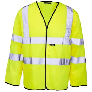 Supertouch Hi-Vis Long Sleeve Vest