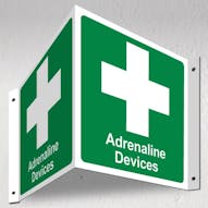 Adrenaline Devices - 3D Corridor Sign