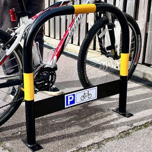 Reflective Sheffield Cycle Stands