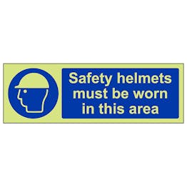 GITD Safety Helmets Must Be Worn In This Area