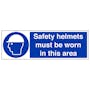 Safety Helmets Must Be Worn In This Area