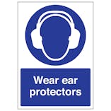 Wear Ear Protectors - A4