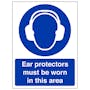 Ear Protectors Must Be Worn - Portrait