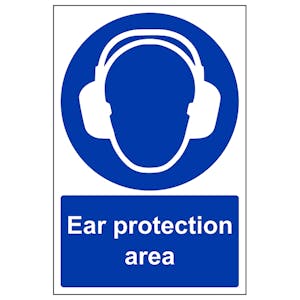 Ear Protection Area - Super-Tough Rigid Plastic