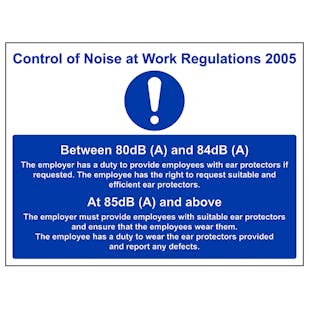 The Noise At Work Regulations 2005