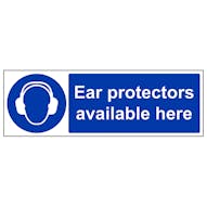 Ear Protection Available Here - Landscape