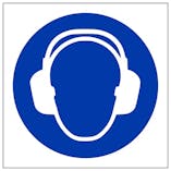 Eco-Friendly Ear Protection Symbol