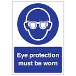 Eye Protection Must Be Worn - A4