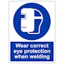 Wear Correct Eye Protection - Portrait