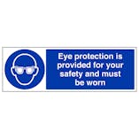 Eye Protection Is Provided - Landscape