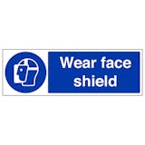 Wear Face Shield - Landscape