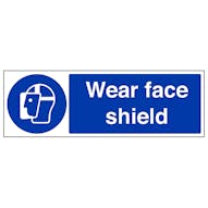 Wear Face Shield - Landscape