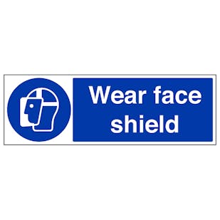 Wear Face Shield - Landscape