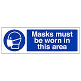 Masks Must Be Worn In This Area - Landscape