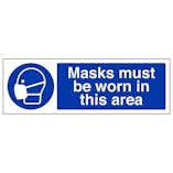 Masks Must Be Worn In This Area - Landscape
