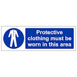 PPE Must Be Worn In This Area - Landscape