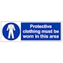 PPE Must Be Worn In This Area - Landscape
