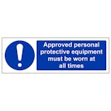 Approved Personal Protective Equipment - Landscape