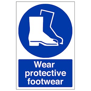 Wear Protective Footwear - Portrait - Removable Vinyl