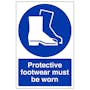Protective Footwear Must Be Worn - Portrait