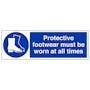 Protective Footwear Must Be Worn At All Times
