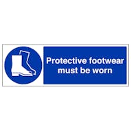 Protective Footwear Must Be Worn - Landscape