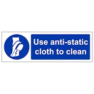 Use Anti-Static Cloth To Clean - Landscape