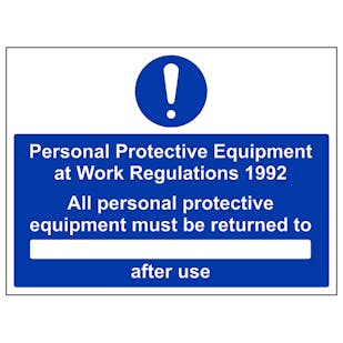 PPE Work Regulations 1992 Returned To