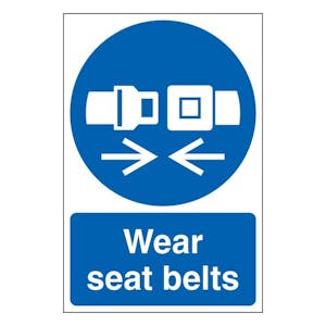 Wear Seat Belts - Portrait