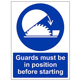 Guards Must Be In Position - Portrait