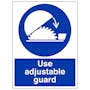Use Adjustable Guard - Portrait
