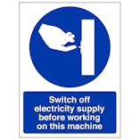Switch Off Electricity Supply - Portrait 